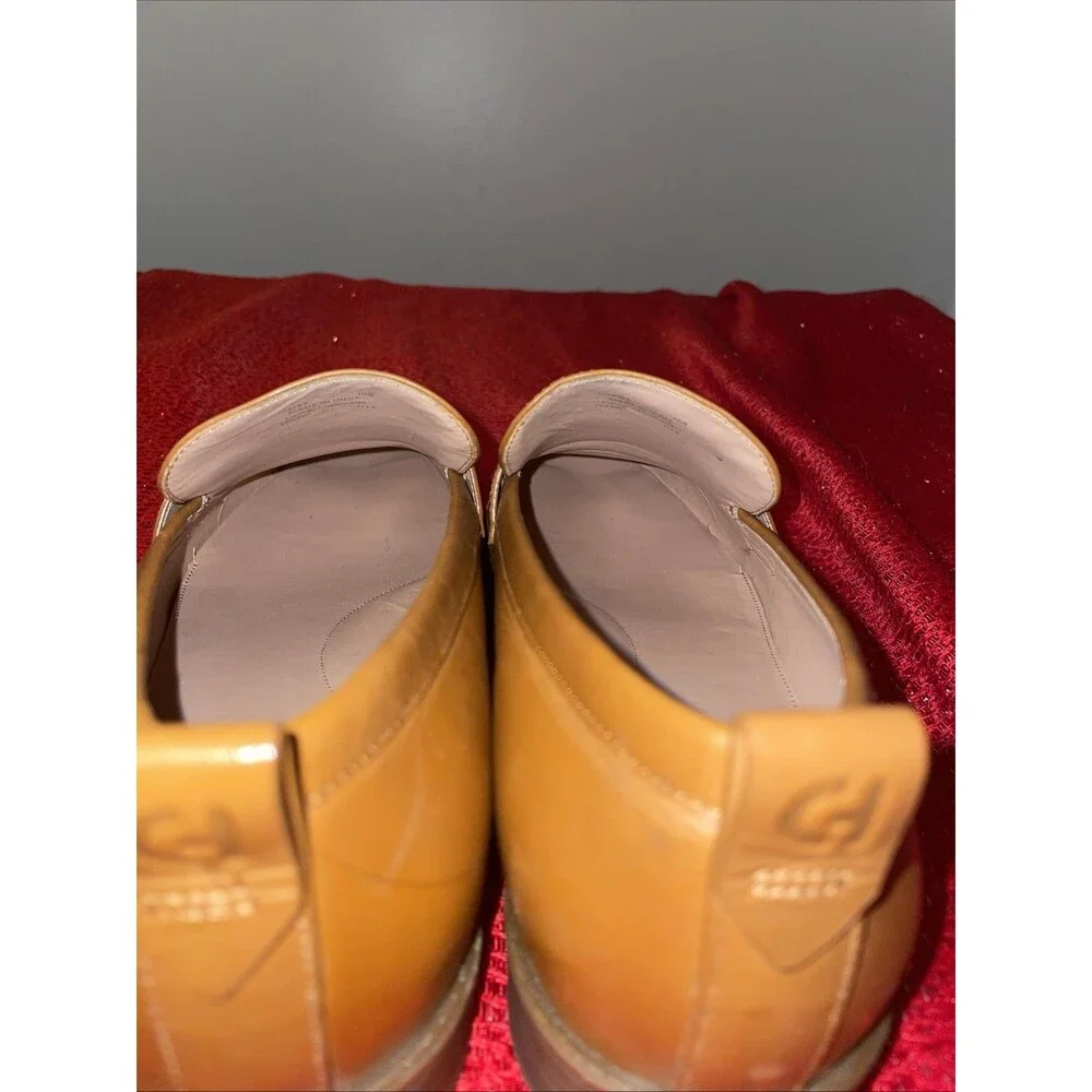 Cole Haan Women's Haverhill Penny Loafers British Tan Leather Size 10B $80 MSRP